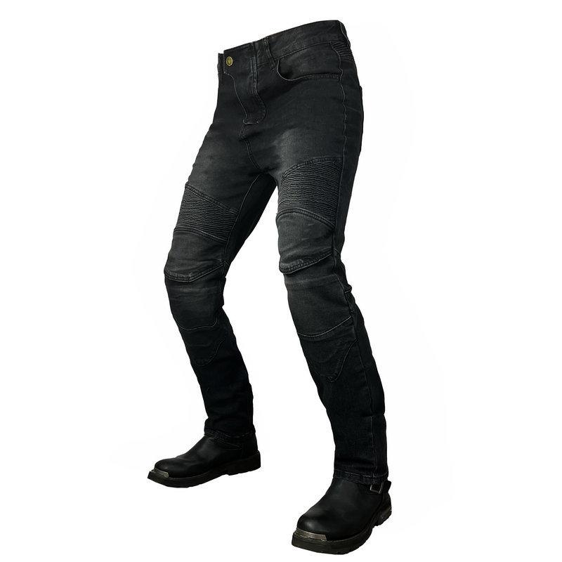 VOLERO+Retro Cycling Versatile Commuting+Motorcycle Cycling Jeans+Elastic Motorcycle Racing Pants