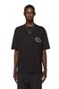 Diesel Logo Oval D A110790CATM M Black X Ivory 900 Men's T-Shirt