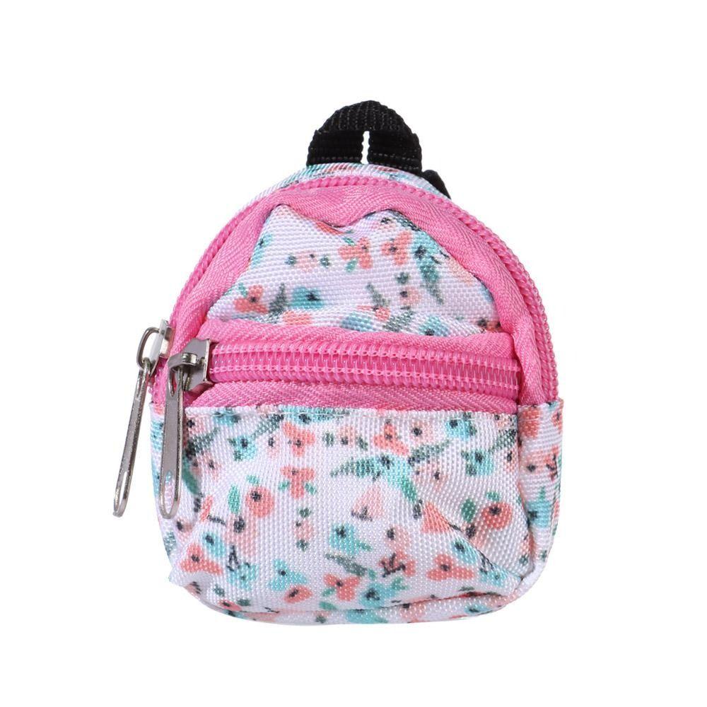 Child Gift Mini Backpack Haversack Travel Case Fashion Keychain  for BJD Doll