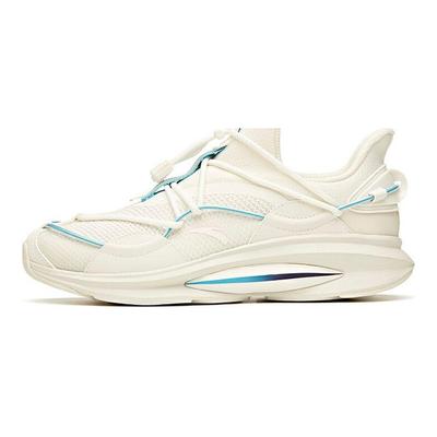 Chaussures de running basses antidérapantes et résistantes à l'usure de la série Running pour hommes, sneaker blanc ivoire 912045513-1