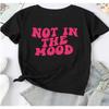 Plus Size Casual Tshirt Womens Plus Slogan Print Casual Beachwear Top Harajuku Short Sleeve Casual Aesthetic Clothes