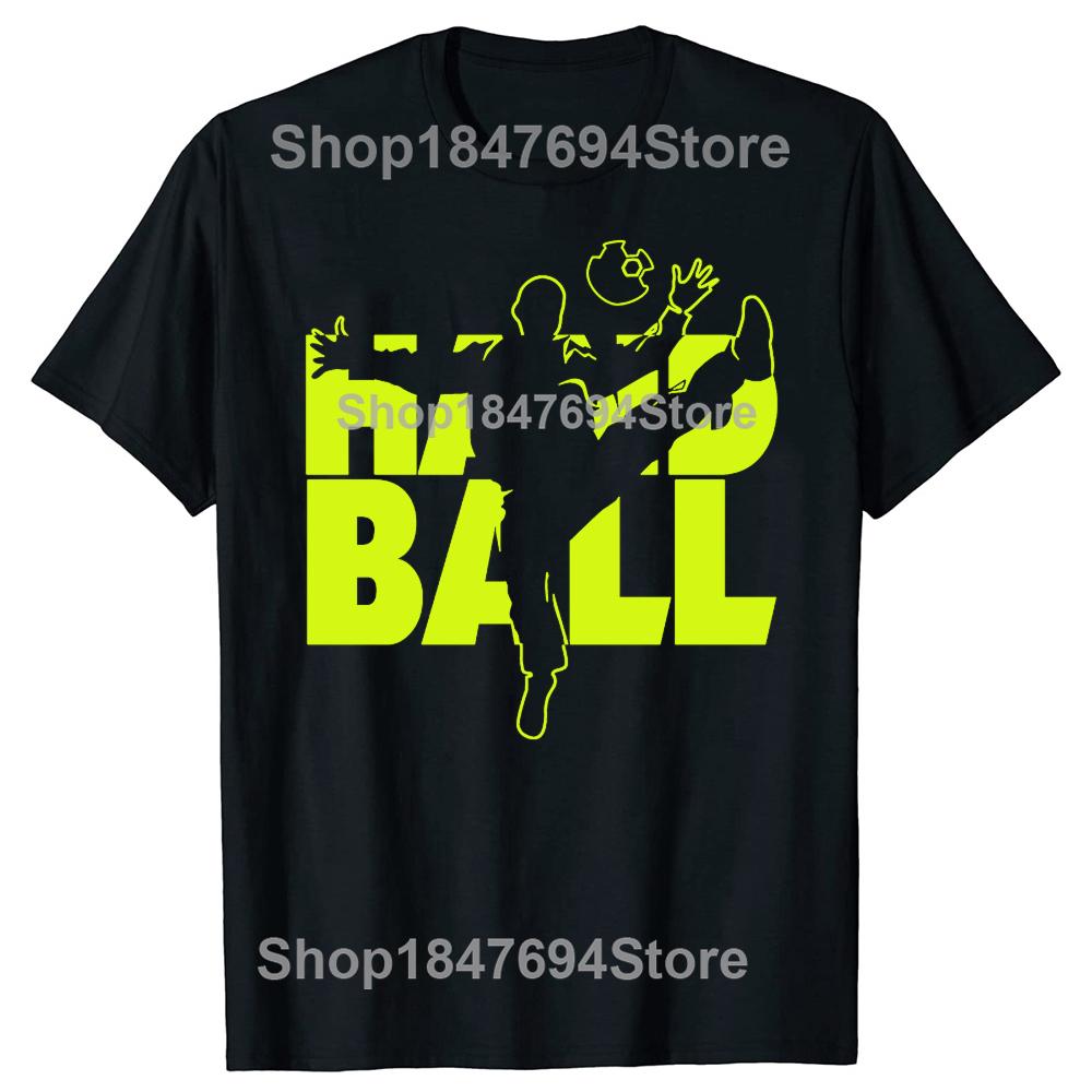 Funny My Goal Is To Stop Yours Handball Goalie Goalkeeper Handball Lover T-shirts Men Casual Oversized 100% Cotton T Shirt