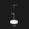 Transparent Illuminated Earphone Holder Display Stand Music Gaming Headsets Hanger For Organized Workspaces