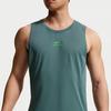 Nike Dri Fit Tank Tops Men's Mineral Slate/Green Base Color Crew Neck Moderate IF2806-382