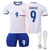 2425 Away Jerseys Conjunto de uniforme de equipe esportiva Conjunto de terno de treinamento de futebol