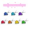Temperature Sensitive Color Changing Pendant Necklace Adjustable Length Neckchain Love Heart Clavicle Chain Jewelry
