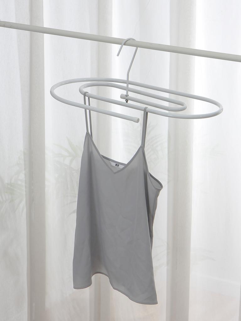 Spiral hanger balcony drying stainless steel rotary hanger towel quick drying Spiral hanger hook bed sheet hanger