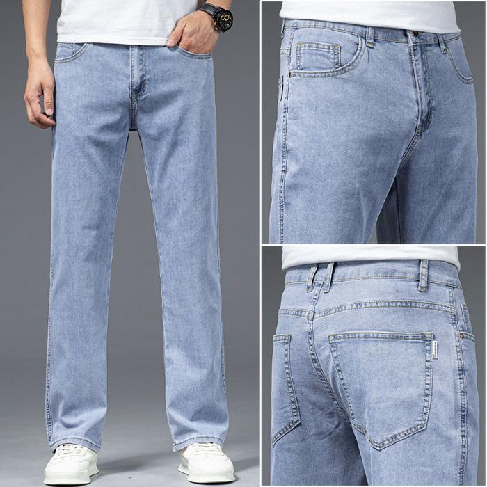 

New Tennis Summer American-style Micro-flare Trousers Straight-leg Jeans 28