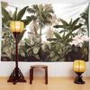 Tropical Plants and Architecture Tapestry Wall Hanging Psychedelic Witchcraft Mystery Bedroom Living Room Home Decor