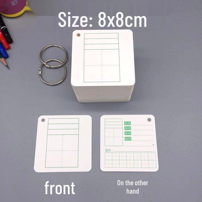 DIY Blank Postcards: Creative Writing, English Word, and Pinyin Greeting Cards