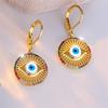 Wish Devil's Eye Round Ear Buckle Simple Personality Niche Elegant Ear Buckle Earrings