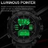 LIGE Military Mens Watches Top Brand Luxury Sport Watch Men Waterproof Digital Alarm Watch For Men Dual Display Quartz Clock+Box