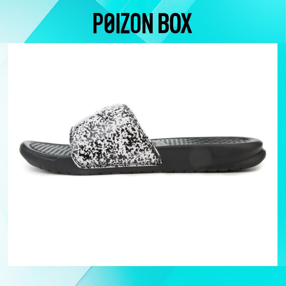 

сабо Nike Benassi JDI Print White Black 631261-100