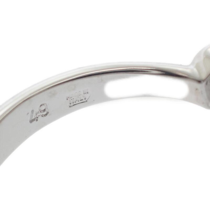 Bvlgari AN856302 #9(JP størrelse) ring K18 hvitt gull/diamant Kvinner