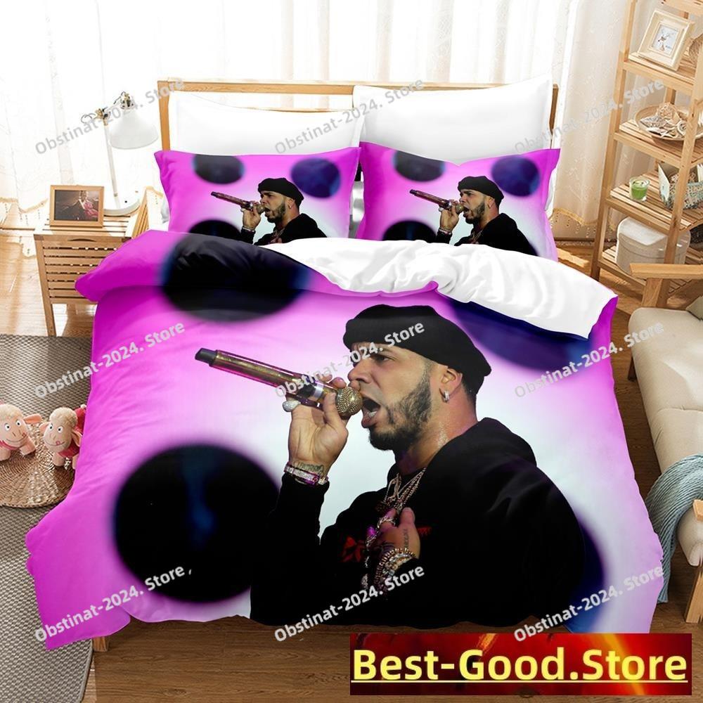 Anuel Aa Real Hasta La Bedding Set Single Twin Full Queen King Size Bed Set Aldult Kid Bedroom Duvetcover Set Parure De Lit