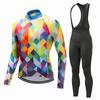 Cycling Suit Spring and Autumn Long Sleeve Suit Men's Mountain Bike Equipment Cycling Suit Suit