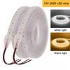 12V 24V LED Streifenlicht Wasserdicht SMD2835 120 LEDs/m Hohe Helligkeit LED Band Weiß Warmweiß Flexibles Seil Lampe Heimdekoration