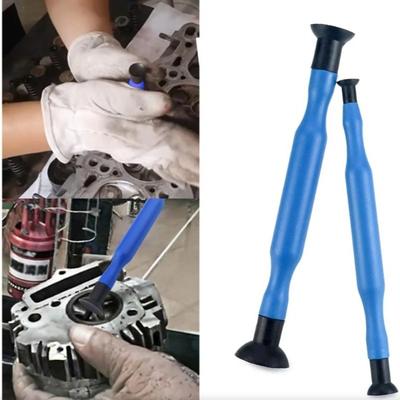 Ensemble de rodage de soupapes 2 pièces Bâtonnet de rodage de soupapes en caoutchouc Kit de pâte à roder pour soupapes de contrôle Outil pour soupapes de moteur Auto Moto