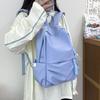 Schoolbag Schoolbag Girl Middle School Student High School College Student Korean Simple Solid Color Versatile Girl Schoolbag Light Going Out Backpack