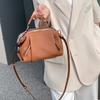 Women's Leather Bag Korean Crossbody Bag Fashionable Solid Color Shoulder Bag Handbag Soft Leather Bag
