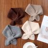 Autumn Winter Scarf Minimalist Solid Color Knitted Small Scarf Winter Neck Scarf Outdoor Skiing Gifts For Women Outdoor Cycling