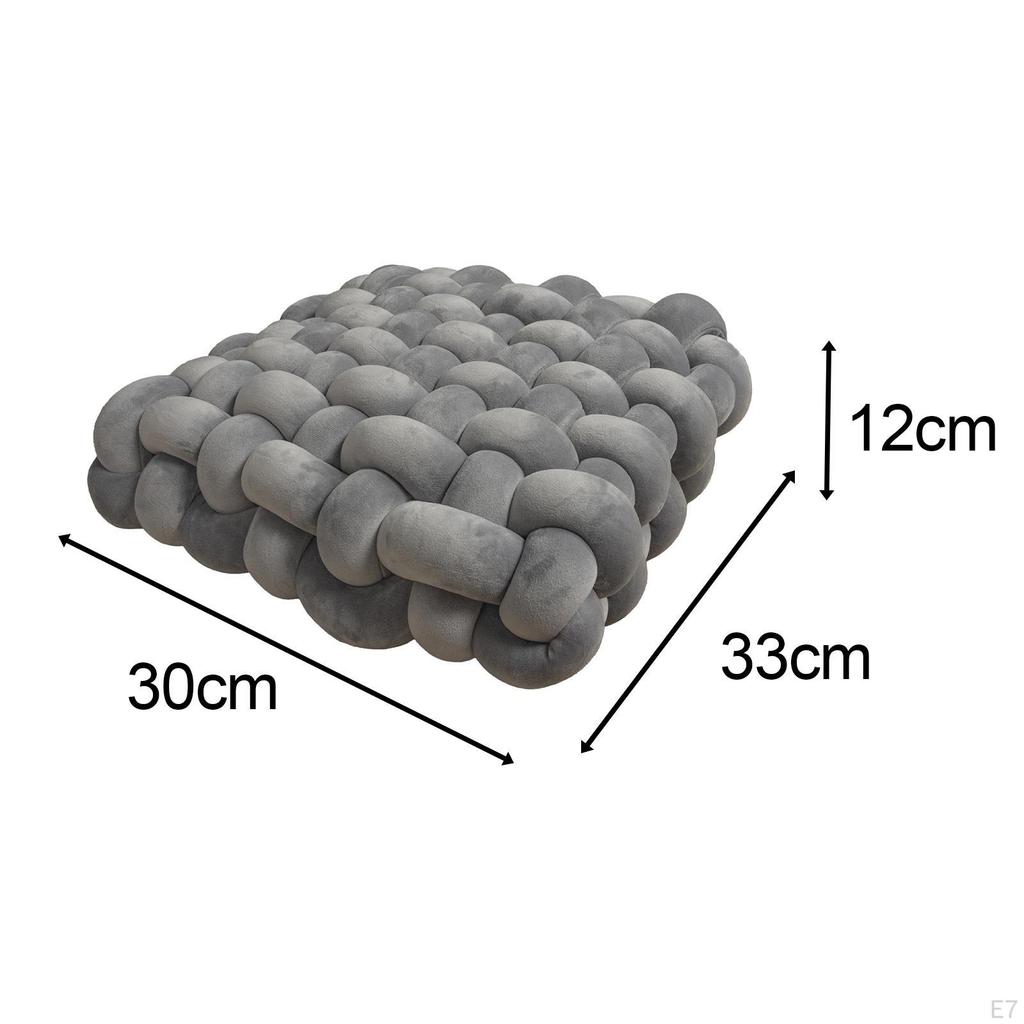 Decorative Throw Cushion Pillow Handmade Desktop Bedding Couch Knot
