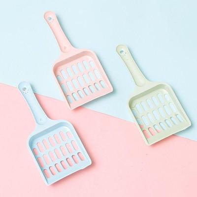 Thickened Long Handle Cat Litter Scoop with Large Holes for Tofu Litter