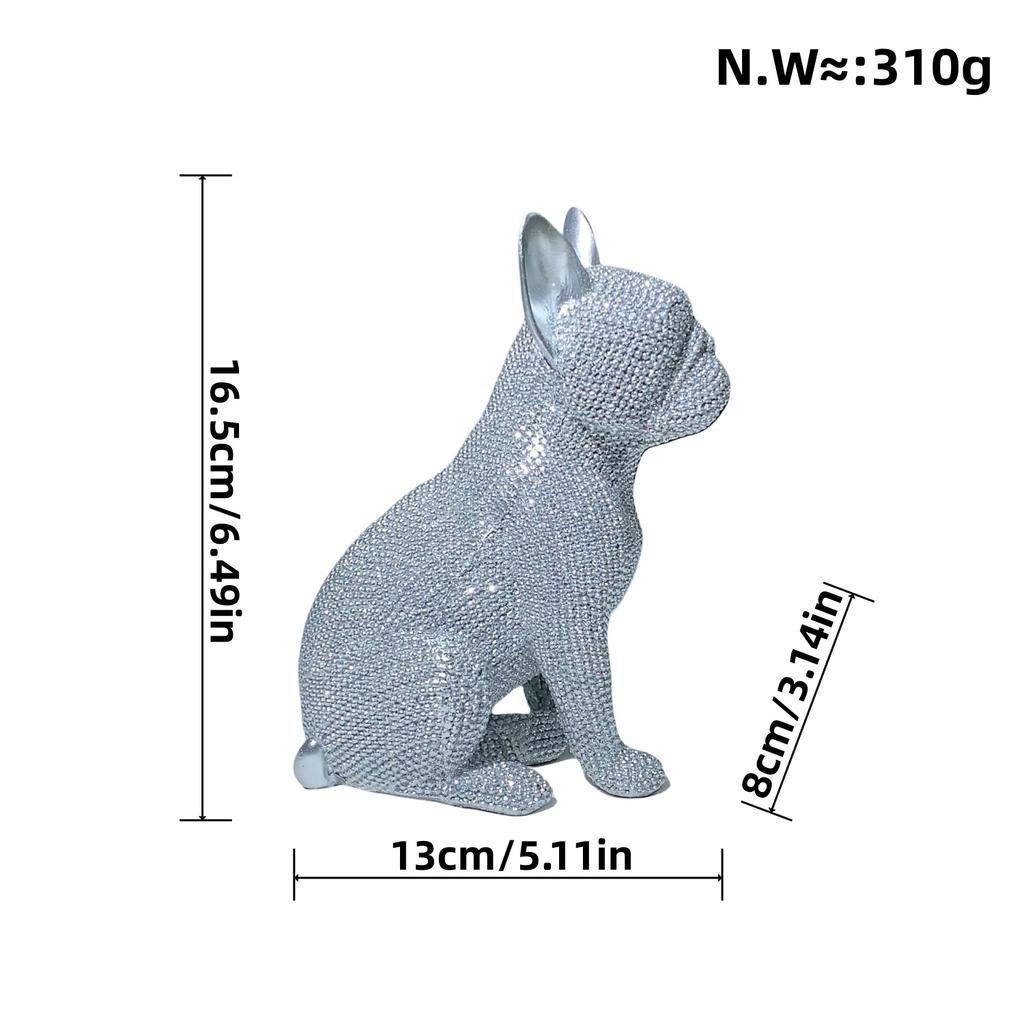 New Products Labrador Creative Living Room Ornaments Desktop Home Decoration Resin Crafts Housewarming Gift