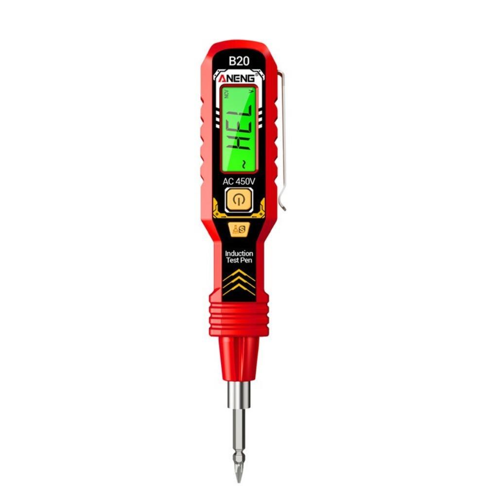

Auto-Ranging Insulated Screwdriver LED Light Voltage Detector Pen Circuit Breaker Tool червоний