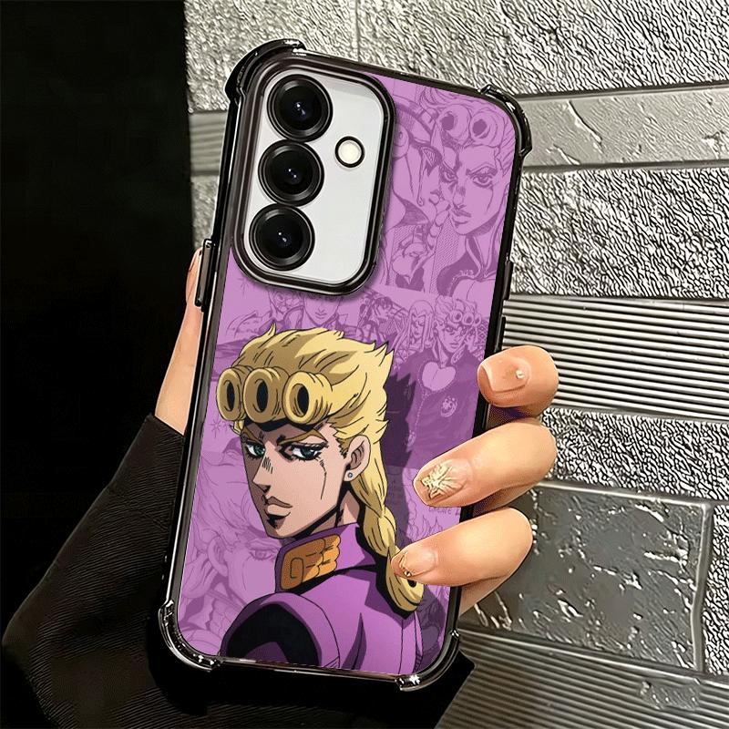 JoJo Adventure Giorno Giovanna Soft Phone Case For Samsung A17 A27 A07 A37 A57 A16 A56 A15 A55 A14 A54 A13 A53 A26 A36 A25 A35 A