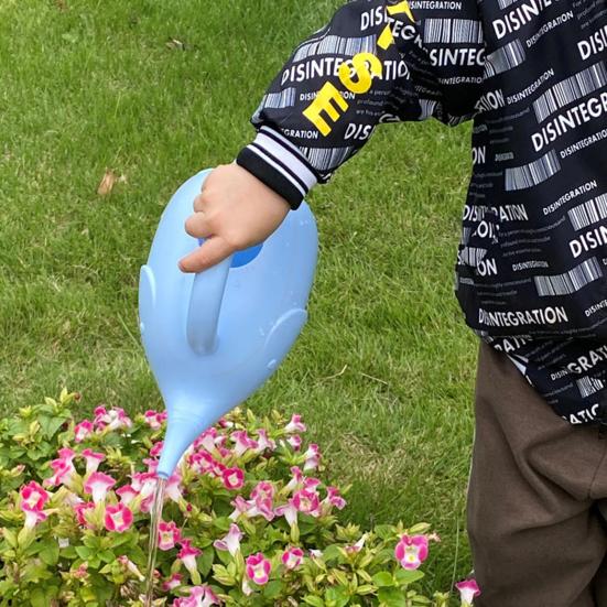 Water Can Anti-slid Handle Cute Plastic Creative Elephant Shape Water Pot for Garden