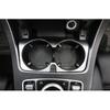 ABS Silver Middle Console Water Cup Frame Trim For Benz C-Class W205 2015-