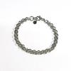 Glory_Arden [Unisex] Surgical Steel Double Oval Chain Bracelet / Ghmb-186