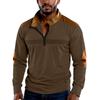 Shirt Button Pocket Men's Sports  Shirt V-neck Casual Top