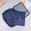 7Pcs/Set Folding Travel Storage Bags Digital Toiletries Shoes Clothes Organizer Suitcase Clothes Tidy Pouch Packing Cubes Set