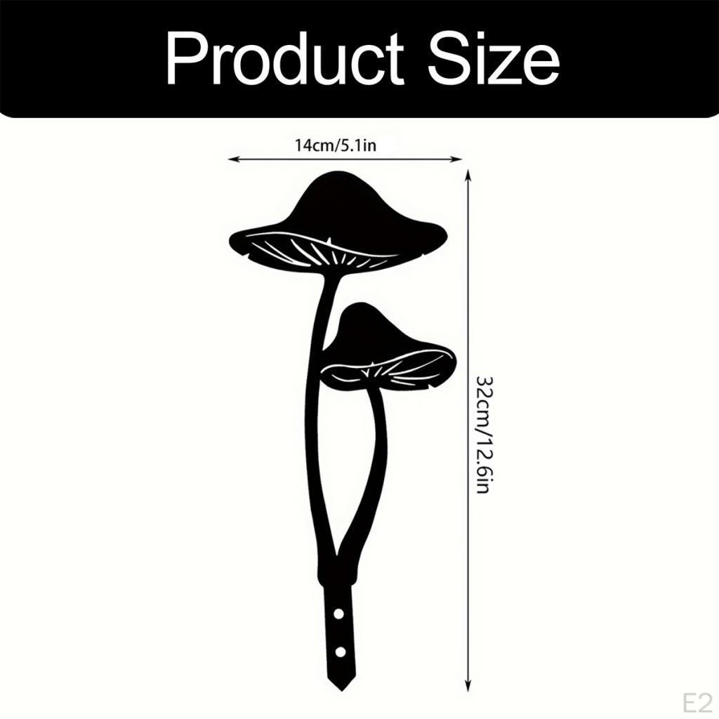 Decor for Garden Iron Ornament Flower Pot Sign Outdoor Space