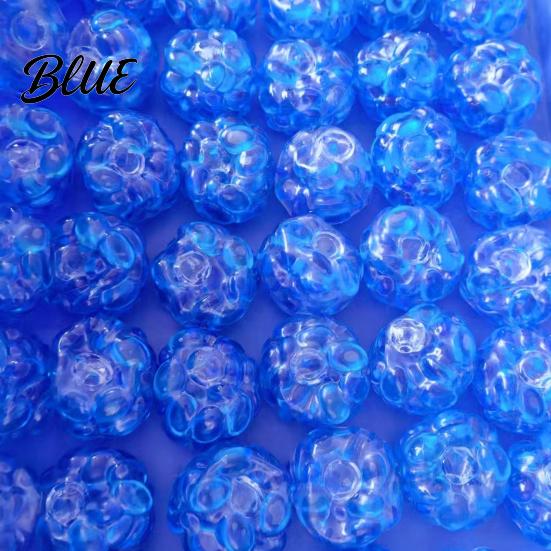 Crunchy Stress Ball Bead Filled Anxiety Relief Shapeable Squeeze Sensory Transparent Toy Portable Travel Moldable Clear Pinch Fidget