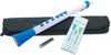 NUVO DooD Plastic Wind N430DWBL with dedicated 2.0 Instrument, White/Blue [Comes case]