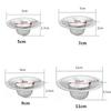 3/5pcs Stainless Steel Sink Strainer Anti-blocking Round Shape Sewer Outfall Drain Filter Hair Clean Up Mesh Trap