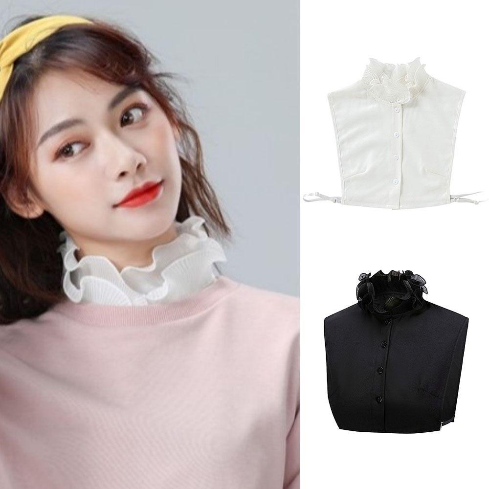 Detachable Women Fake Collar Double-layer Blouse Collar Stand-up Collar  Top Accessories