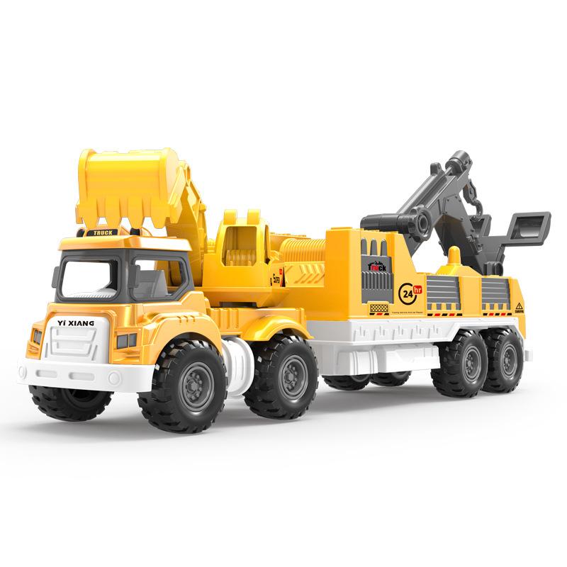 Toy Truck Construction Vehicle Model Inertial Push and Pull Suitable for Sand Play and Outdoors Creative Gift