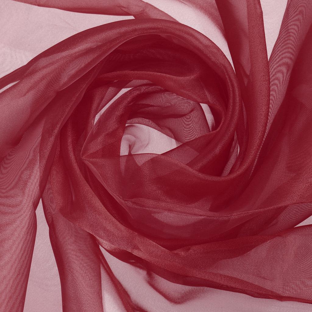 Organza Tulle Roll Fabric 60" Bridal Solid Sheer Organza Crystal Organza Sheer Silky Fabric for DIY Craft Table Home Decoration