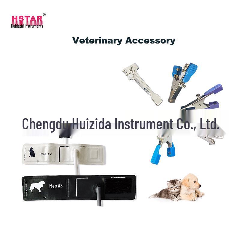 Veterinary Reusable Nylon Single Tube Animal Blood Pressure Cuff Sleeve