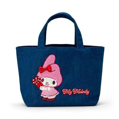 Sanrio Sagara Embroidered Denim Tote Bag My Melody Japan NEW Sanrio Characters