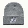Unisex Cloud Pattern Knit Hat - Warm Anime Wool Hat for Autumn & Winter