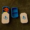 Mini Earplugs Storage Box With Keychain Portable Ear Plug Holder Container For Jewelry Vitamins Earring Pill Small Items Case