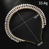 Elegant Pearl  Hairband Exquisite Bridal Forehead Jewelry Wedding Hair Chain Headwrap Accessories For Women