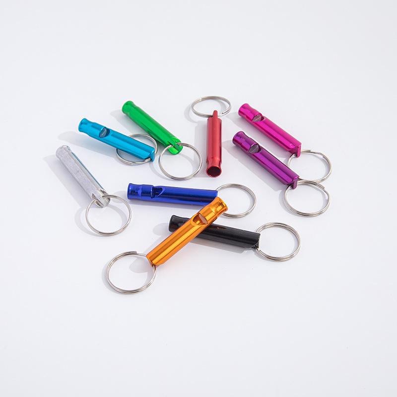 Outdoor Aluminum Alloy Survival Whistle for Training and Referee Use