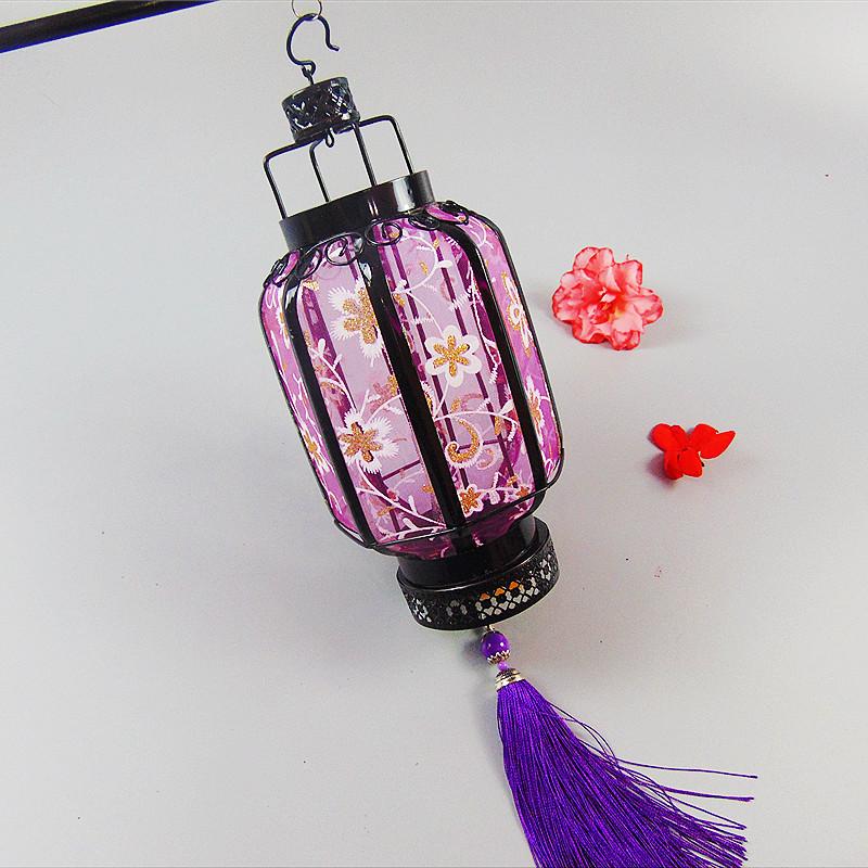 

Handheld Antique Style Small Lantern Classical Lamp Lantern Retro Chinese Silk Lantern Festival New Year Mid-Autumn Decor 26x12cm