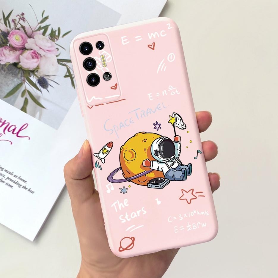For Tecno Pova 2 Case LE7 LE7n Cute Dinosaur Cartoon Cover Soft Silicone Phone Case For Tecno Pova 2 Pova2 Back Cover 6.9'' Bags